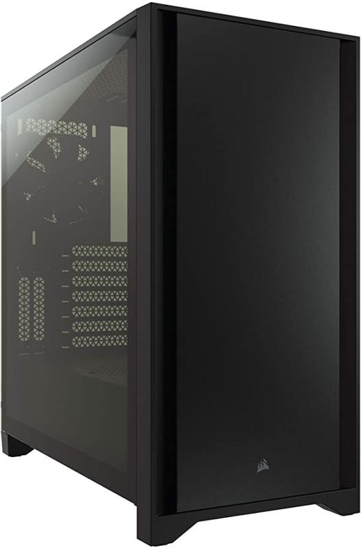 Corsair 4000D Tempered Glass Mid-Tower ATX Case (Solid Steel Front Panel, Black