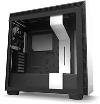 NZXT H710 - CA-H710B-W1 - ATX Mid Tower PC Gaming Case - Front I/O USB Type-C Port, White/Black