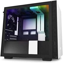 NZXT H210i - CA-H210i-W1 - Mini-ITX PC Gaming Case - Front I/O USB Type-C Port, White/Black