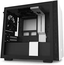 NZXT H210 - CA-H210B-W1 - Mini-ITX PC Gaming Case - Front I/O USB Type-C Port, White/Black