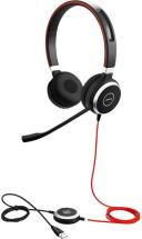Jabra Evolve 40 Professional Wired Headset, Stereo, UC-Optimized
