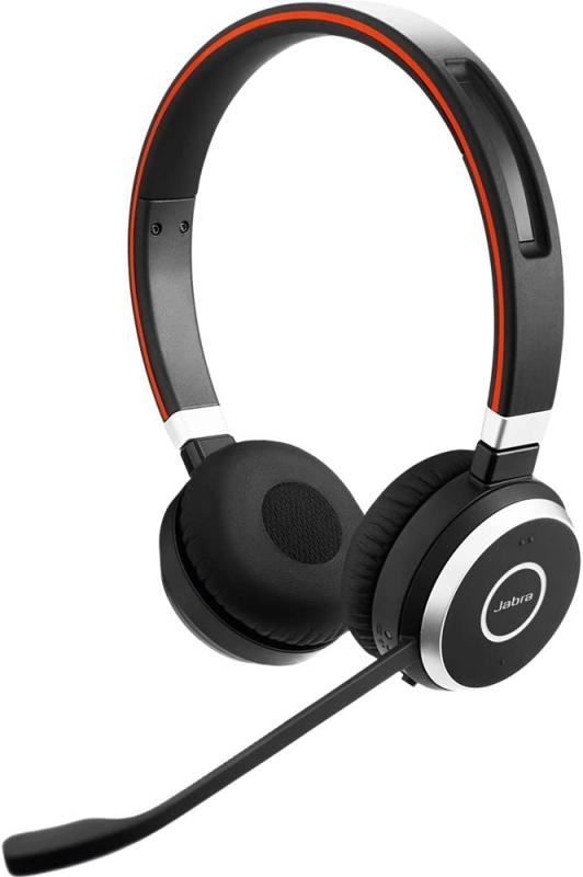 Jabra Evolve 65 UC Stereo Wireless Bluetooth Headset Music Headphones