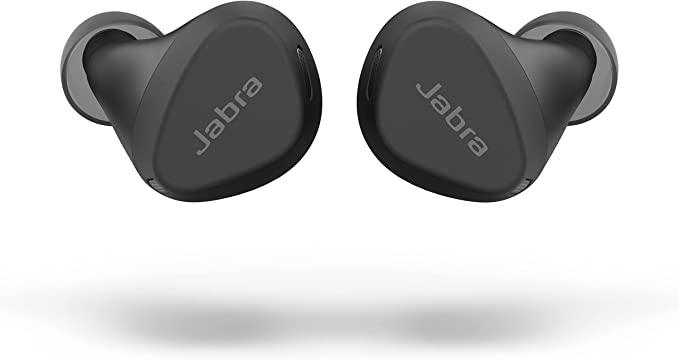 Jabra Elite 4 Active in-Ear Bluetooth Earbuds - True Wireless Ear Buds with Secure Active Fit, Black