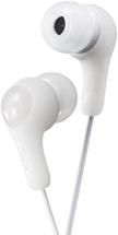 JVC Gumy in Ear Earbud Headphones, Powerful Sound, Comfortable and Secure Fit, White