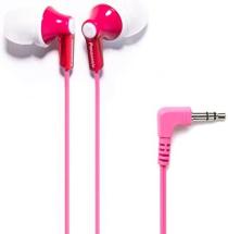 Panasonic ErgoFit Wired Earbuds, In-Ear Headphones With Dynamic Crystal-Clear Sound, Pink