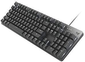 Logitech K845ch Mechanical Illuminated Keyboard, USB Corded, Cherry MX Blue Switches