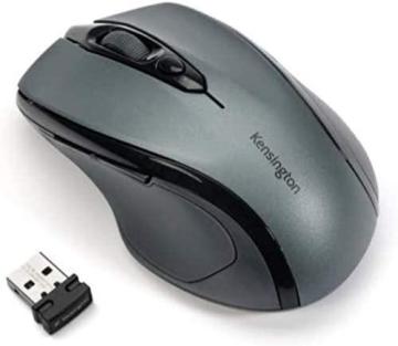 Kensington Pro Fit Mid-Size Wireless Mouse, Graphite Gray (K72423AM)