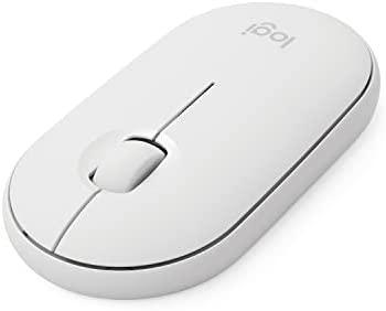 Logitech Pebble i345 Wireless Bluetooth Mouse for iPad - Off White
