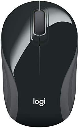 Logitech Wireless Mini Mouse M187 Ultra Portable, 2.4 GHz with USB Receiver, Black