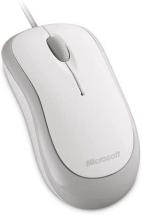 Microsoft Basic Optical Mouse for Business - White. Comfortable, Wired, USB