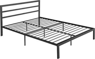 Christopher Knight Home Jones Queen-Size Bed Frame Modern Contemporary Charcoal Gray