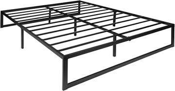 Flash Furniture 14 Inch Metal Platform Bed Frame, Queen