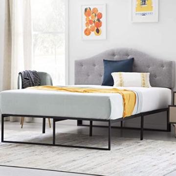 Linenspa Contemporary Platform Queen Metal Bed Frame - Steel Slats
