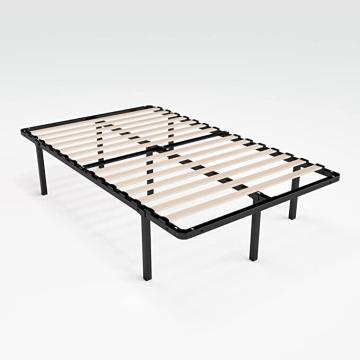 Zinus SmartBase Euro Slats Mattress Foundation 14 Inch Metal Platform Bed Frame, Twin