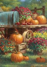 Toland Home Garden  Farm Pumpkin 12.5 x 18 Inch Decorative, Garden Flag