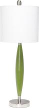 Elegant Designs Needle Stick Table Lamp, Green