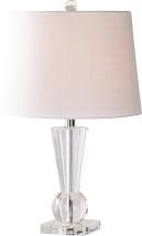JONATHAN Y Wynne 22" Crystal LED Table Lamp LED Bulbs Included, Clear