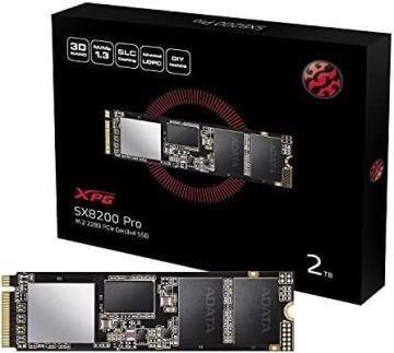 XPG SX8200 Pro 2TB 3D NAND NVMe Gen3x4 PCIe M.2 2280 SSD Drive