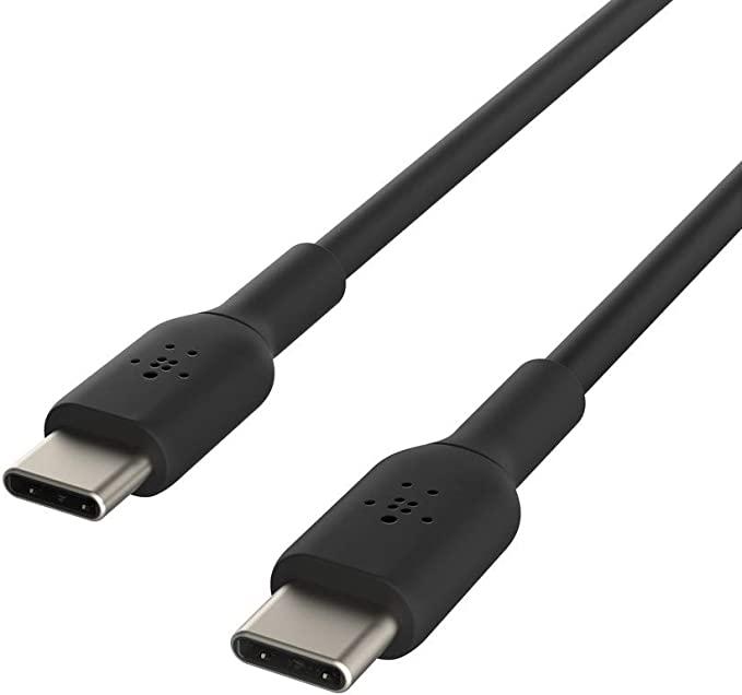 Belkin USB-C to USB-C Cable (USB-C Fast Charge Cable), (3.3ft/1m, Black)