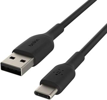 Belkin USB-C Cable (Boost Charge USB-C to USB Cable, USB Type-C Cable), 6ft/2m, Black