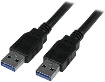 Startech 6 ft 2m Black SuperSpeed USB 3.0 Cable A to A - USB 3 A (m) to USB 3 A (m)