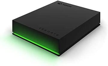 Seagate Game Drive for Xbox 4TB HDD - USB 3.2 Gen 1, Black with built-in green LED bar