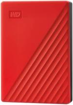 Western WD 4TB My Passport Portable External HDD, USB 3.0, USB 2.0 Compatible, Red