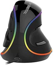 J-Tech Digital Ergonomic Mouse Wired - RGB Vertical Gaming Mouse