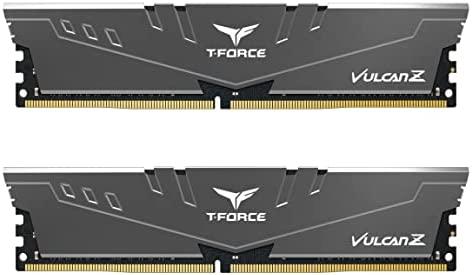 TEAMGROUP T-Force Vulcan Z DDR4 32GB Kit (2x16GB) 3200MHz (PC4-25600), Gray