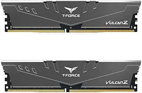 TEAMGROUP T-Force Vulcan Z DDR4 DRAM 16GB Kit (2x8GB) 3200MHz(PC4-25600) (Gray)