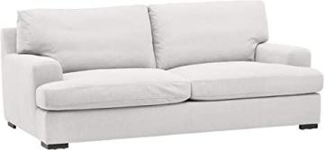 Stone & Beam Lauren Down-Filled Oversized Sofa Couch, 89"W, Pearl