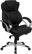 Flash Furniture High Back Black LeatherSoft Contemporary Executive Swivel Ergonomic Office Chair
