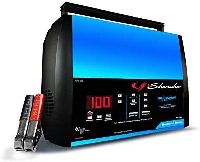 Schumacher SC1304 Fully Automatic Battery Charger Maintainer, and Auto Desulfator