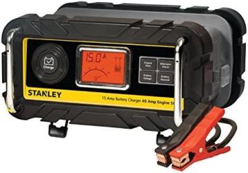 Stanley BC15BS Fully Automatic Amp  Bench Battery Charger/Maintainer with Engine Start
