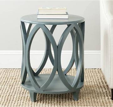 Safavieh American Homes Collection Janika Steel Teal Accent Table