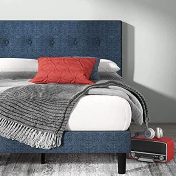 Zinus Omkaram Upholstered Platform Bed Frame Mattress Foundation, King