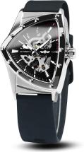 Caluxe Men's Military Skeleton Automatic Mechanical Wrist Watch Triangle Wristwatch