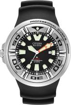 Citizen Eco-Drive Promaster Diver Quartz Mens Watch, Stainless Steel with Polyurethane strap, Black