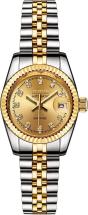 Olevs 14K Gold Women Watches, Two Tone Automatic Mechanical Watches, Waterproof