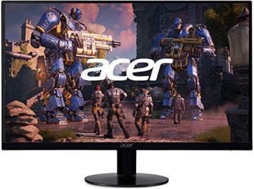 Acer SB240Y Bbix 23.8” Full HD (1920 x 1080) Ultra-Thin Zero-Frame IPS Monitor, black