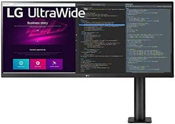 LG 34WN780-B UltraWide Monitor 34" 21:9 QHD (3440 x 1440) IPS Display, HDR10 - Black