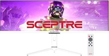 Sceptre IPS 43.8 inch UltraWide 32:9 LED Monitor 3840x1080, Nebula White