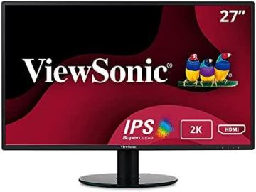 ViewSonic VA2719-2K-SMHD 27 Inch IPS 2K 1440p LED Monitor