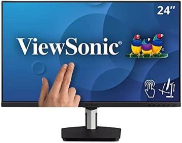 ViewSonic TD2455 24 Inch 1080p IPS 10-Point Multi Touch Screen Monitor, Black