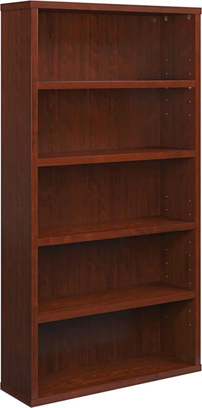 Sauder OfficeWorks by Sauder Affirm 5-Shelf Commercial Office Storage, Classic Cherry Finish