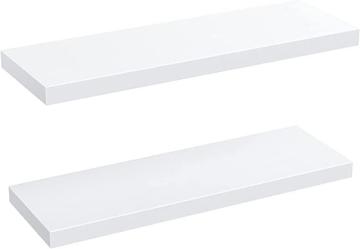 AMADA Floating Shelves Large, 24 x 9 Inch, White