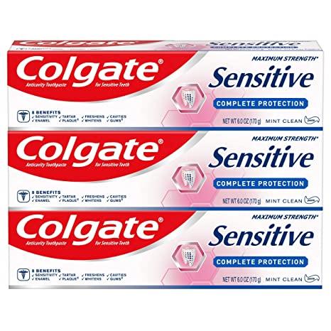 Colgate-Palmolive Sensitive Toothpaste, Complete Protection, Mint - 6 ounce