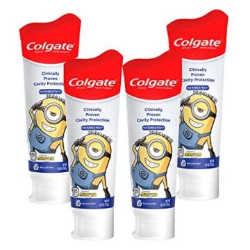 Colgate-Palmolive Kids Toothpaste, Bubble Fruit Gel, White/Red - 4.6 Ounce