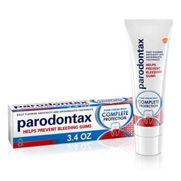 Parodontax Complete Protection Toothpaste for Bleeding Gums, Pure Fresh Mint - 3.4 Ounces