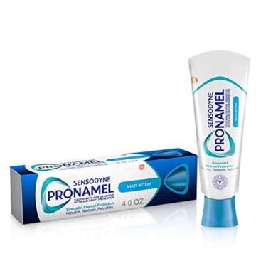 Sensodyne Pronamel Multi-Action Enamel Toothpaste for Sensitive Teeth, Cleansing Mint - 4 Ounces